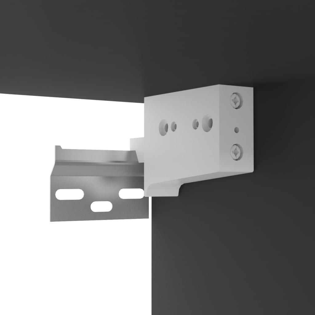 Meuble TV suspendu Noir 100x30x26,5 cm Bois d’ingénierie - XIOS
