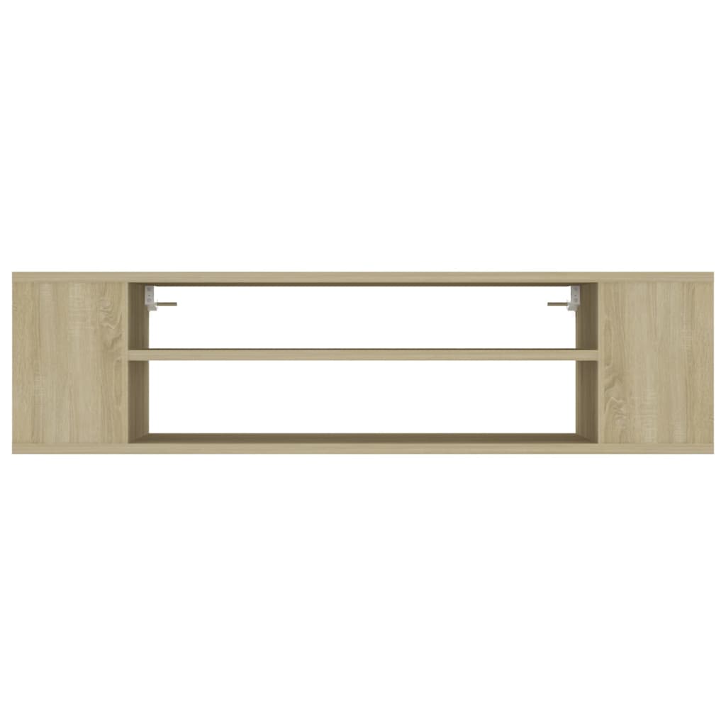 Meuble TV suspendu Chêne sonoma 100x30x26,5 cm Bois ingénierie - XIOS