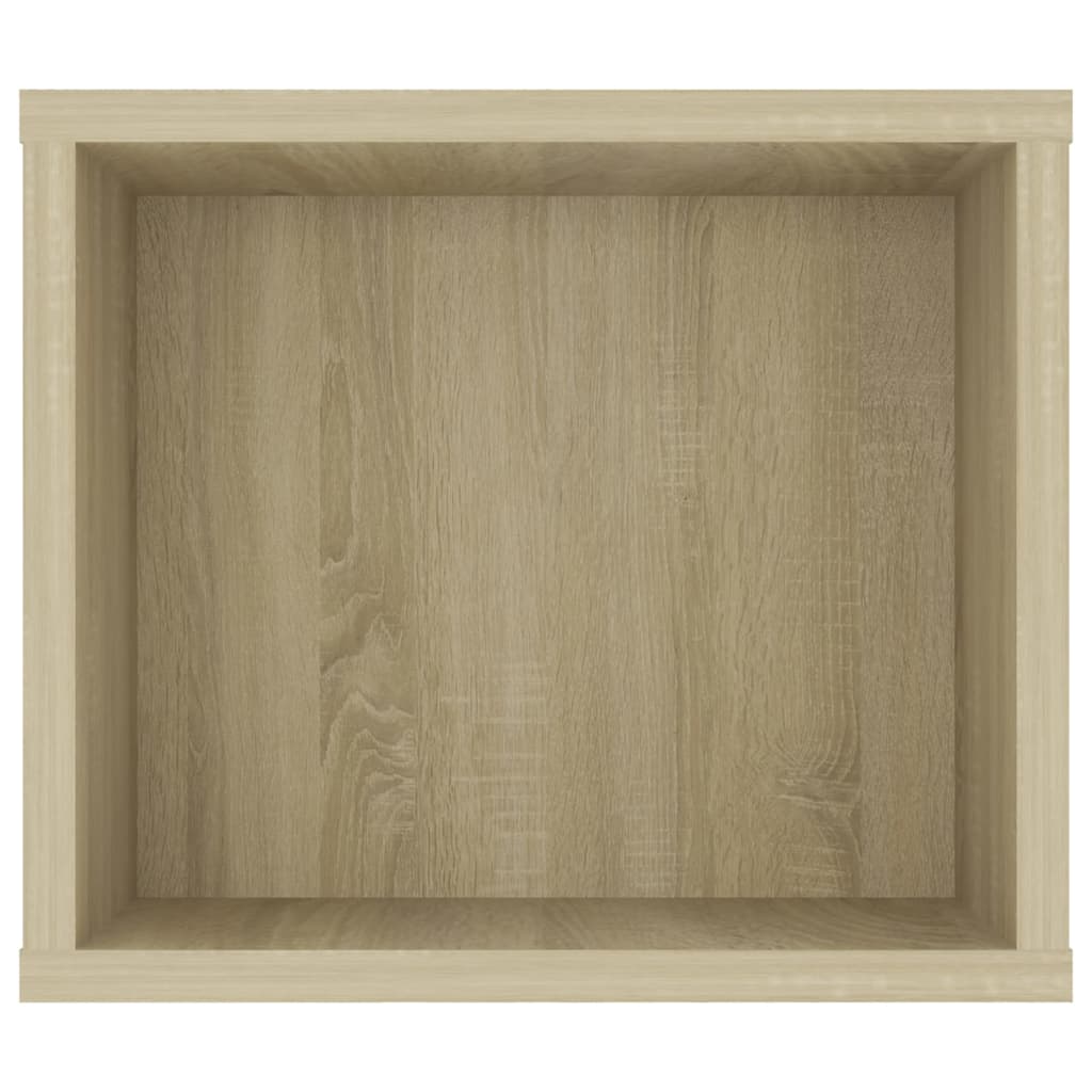 Meuble TV suspendu Chêne sonoma 100x30x26,5 cm Bois ingénierie - XIOS