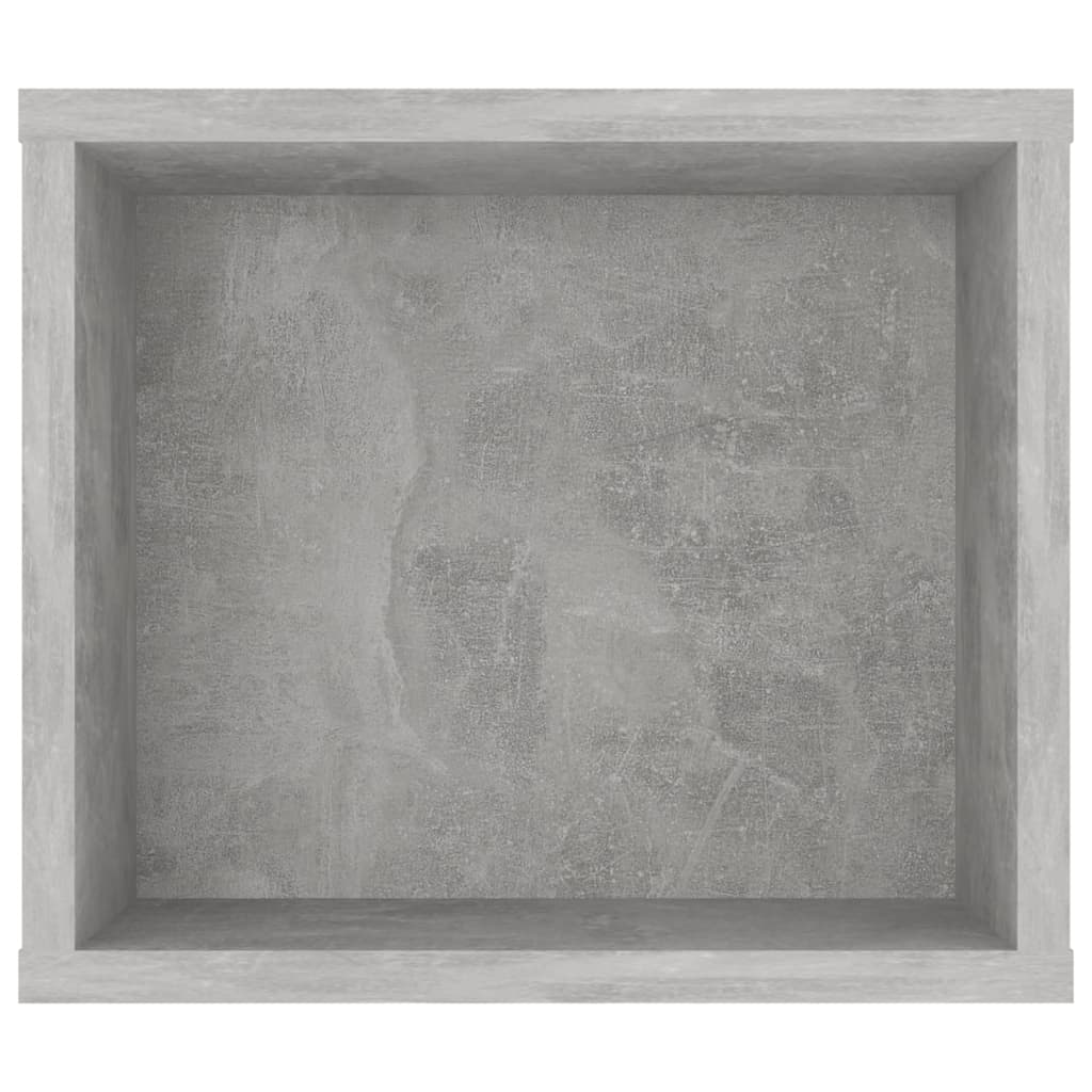 Meuble TV suspendu Gris béton 100x30x26,5 cm Bois d’ingénierie - XIOS