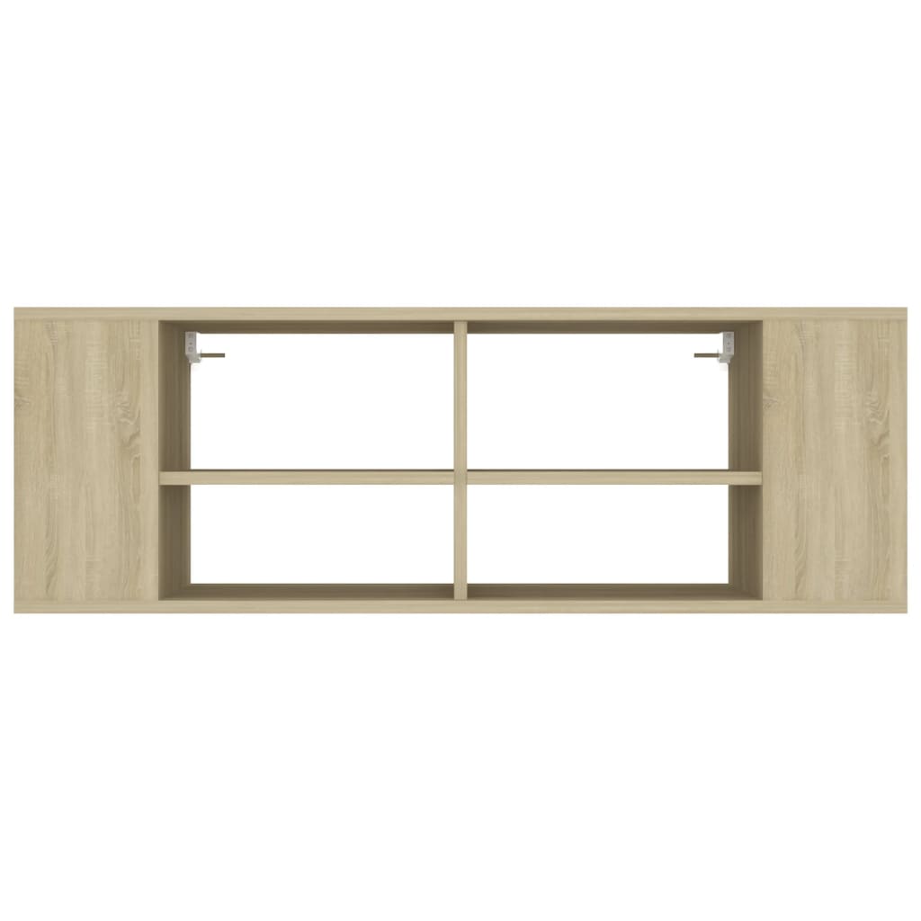 Meuble TV mural Chêne sonoma 102x35x35 cm Bois d’ingénierie - XIOS