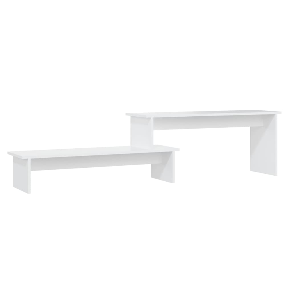 Meuble TV Blanc 180x30x43 cm Aggloméré - XIOS