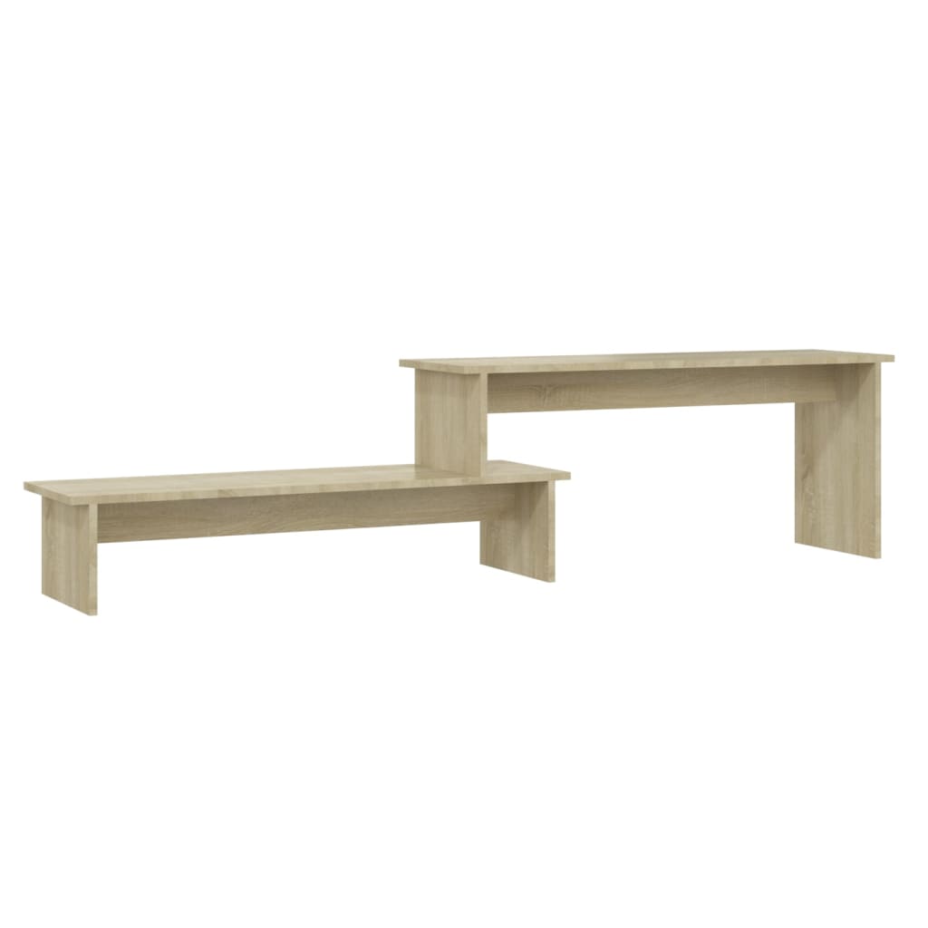 Meuble TV Chêne sonoma 180x30x43 cm Aggloméré - XIOS