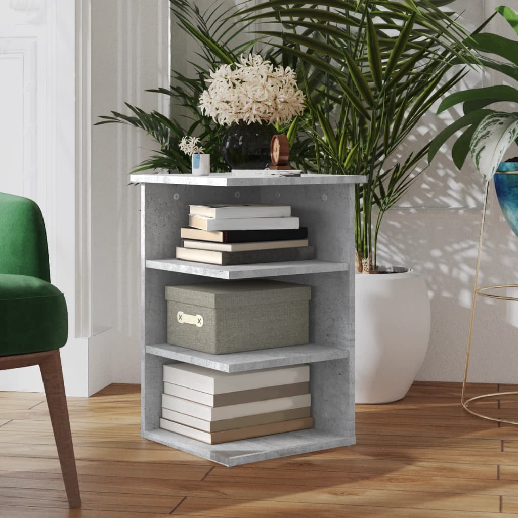 Armoire latérale Gris béton 35x35x55 cm Aggloméré - XIOS