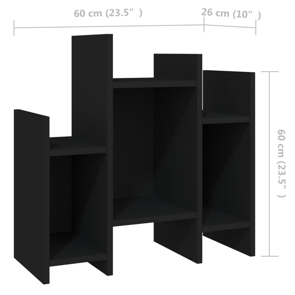 Armoire latérale Noir 60x26x60 cm Aggloméré - XIOS