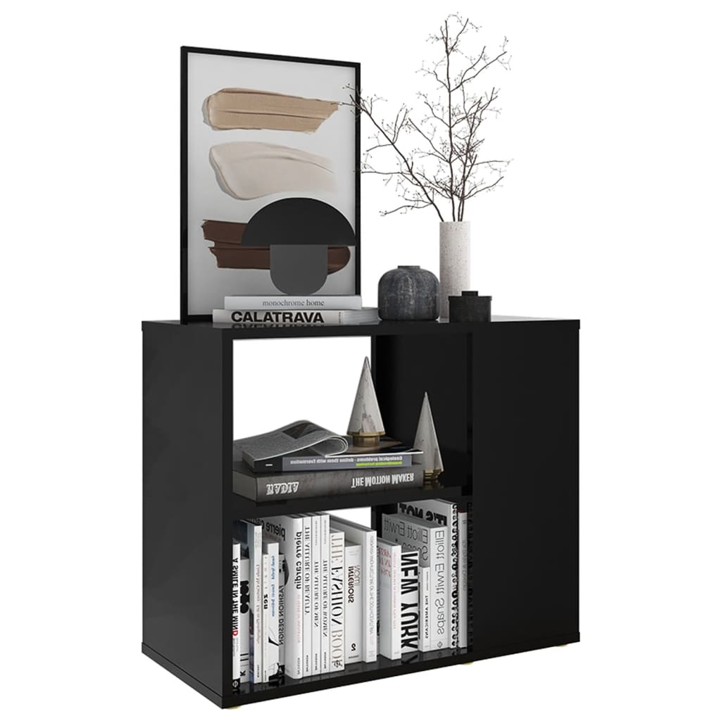 Armoire latérale Noir 60x30x50 cm Bois d’ingénierie - XIOS