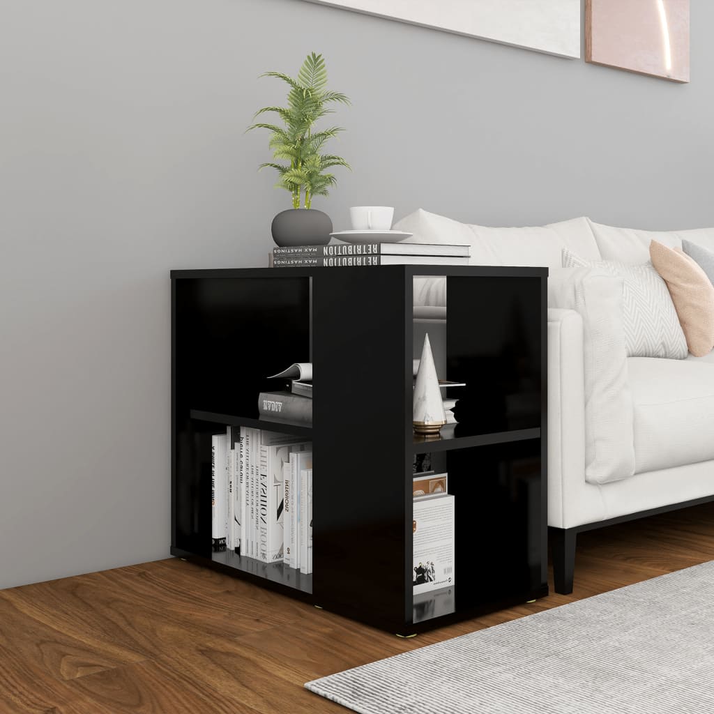 Armoire latérale Noir 60x30x50 cm Bois d’ingénierie - XIOS
