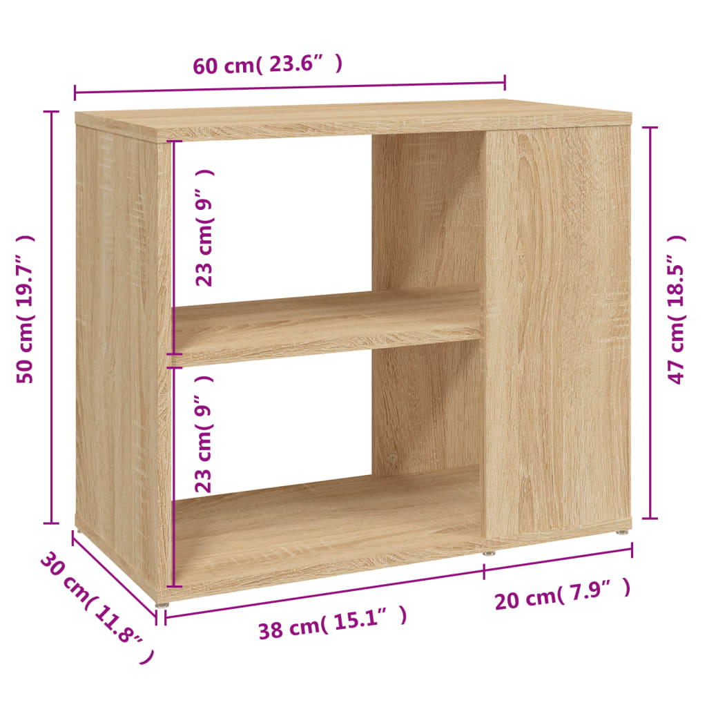 Armoire latérale Chêne sonoma 60x30x50 cm Bois d’ingénierie - XIOS
