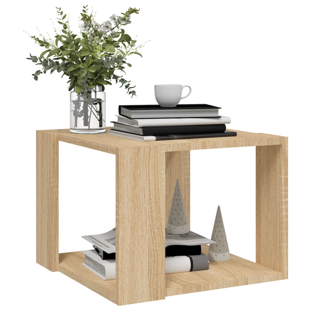 Table basse Chêne sonoma 40x40x30 cm Bois d'ingénierie - XIOS