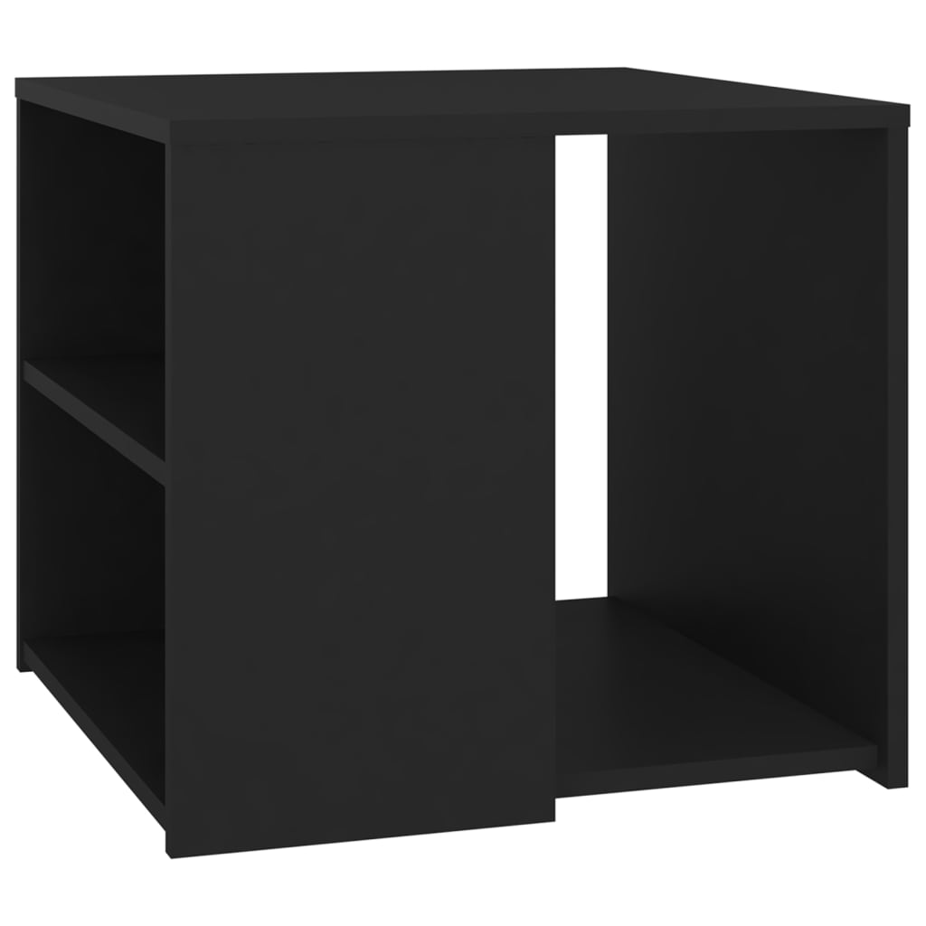 Table d'appoint noir 50x50x45 cm bois d'ingénierie - XIOS