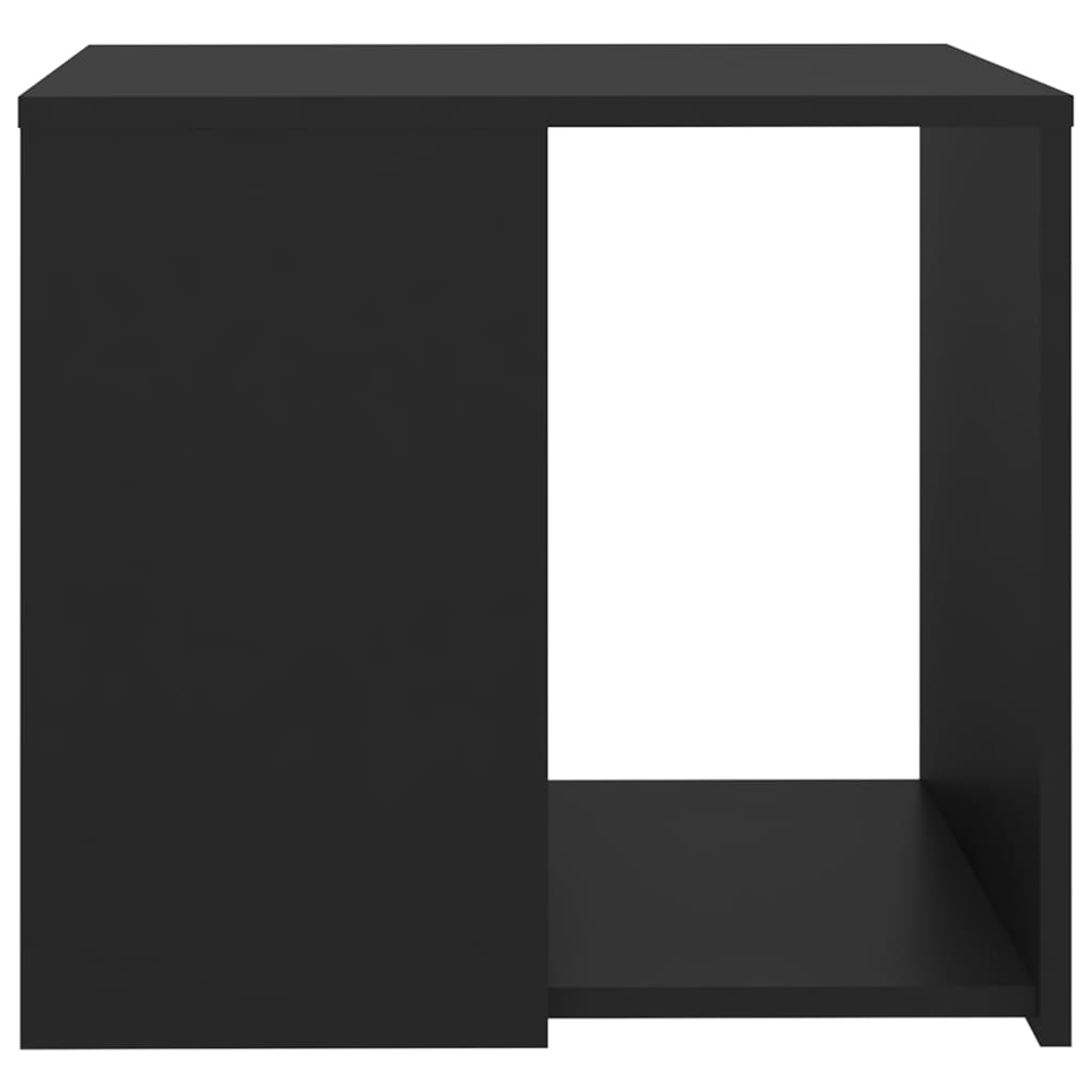 Table d'appoint noir 50x50x45 cm bois d'ingénierie - XIOS