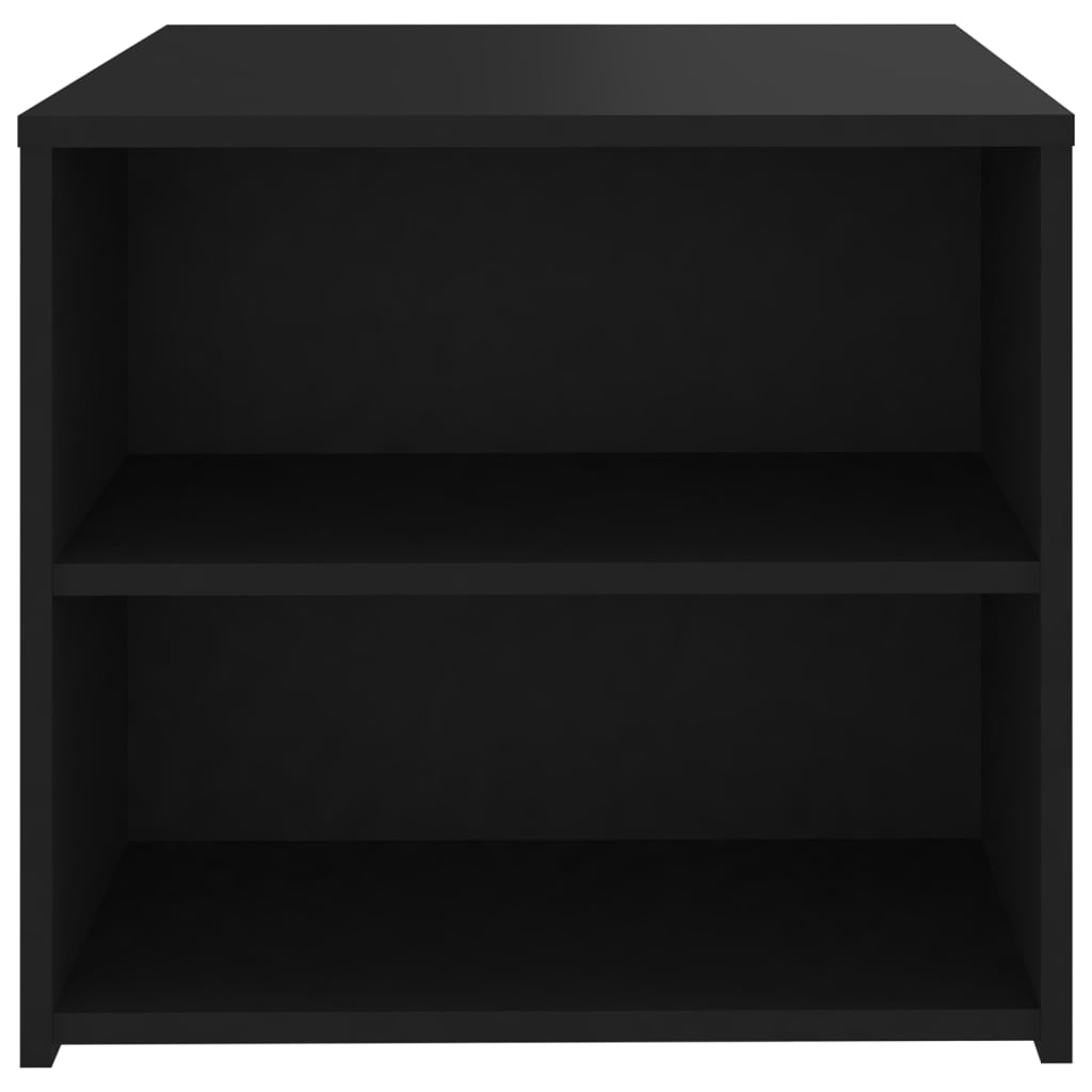 Table d'appoint noir 50x50x45 cm bois d'ingénierie - XIOS