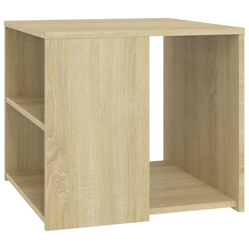Table d'appoint chêne sonoma 50x50x45 cm bois d'ingénierie - XIOS