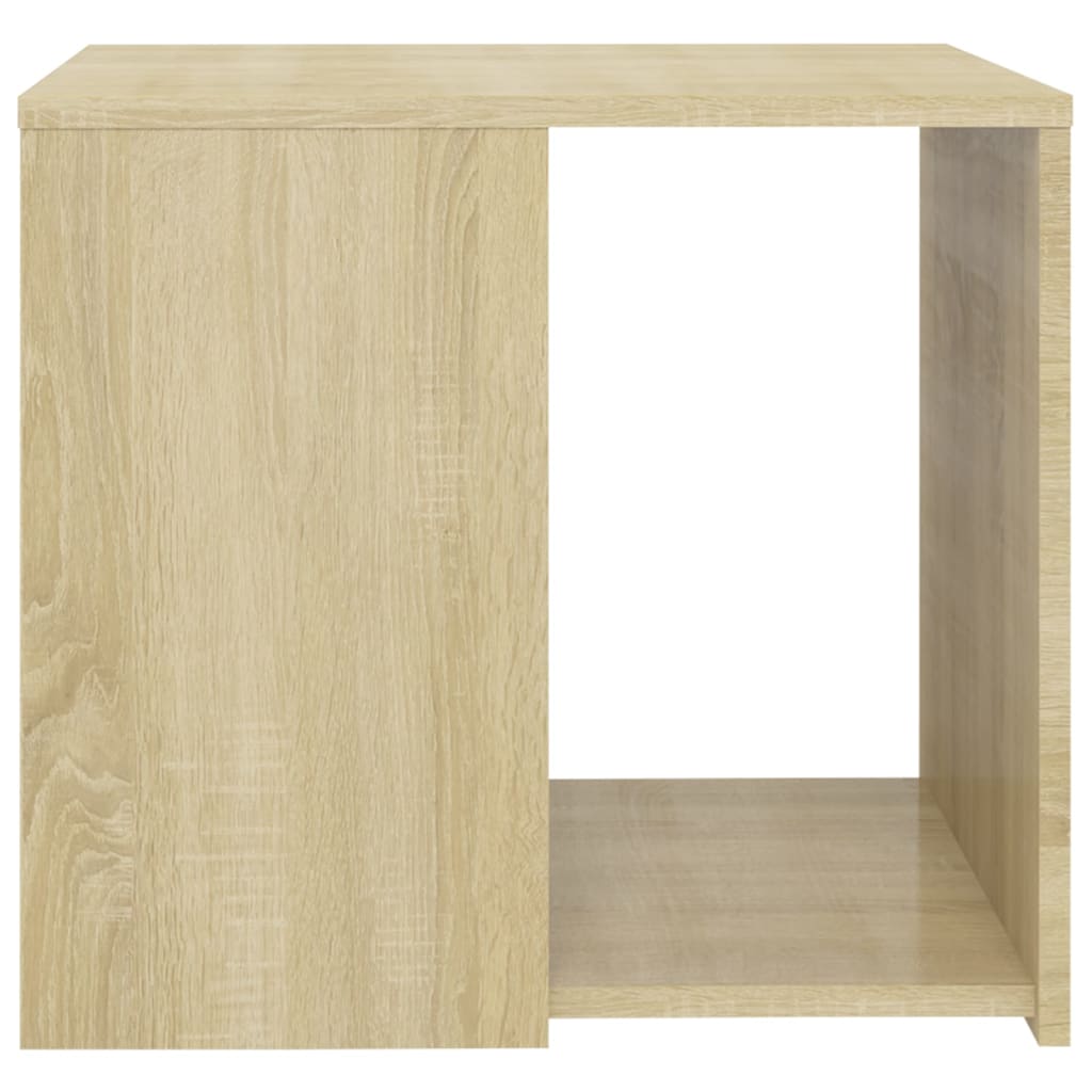 Table d'appoint chêne sonoma 50x50x45 cm bois d'ingénierie - XIOS