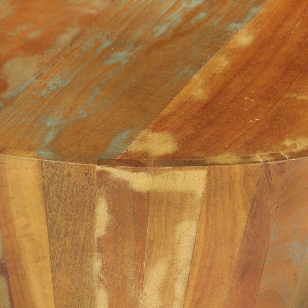 Table basse Ø65x31 cm Bois de récupération massif - XIOS