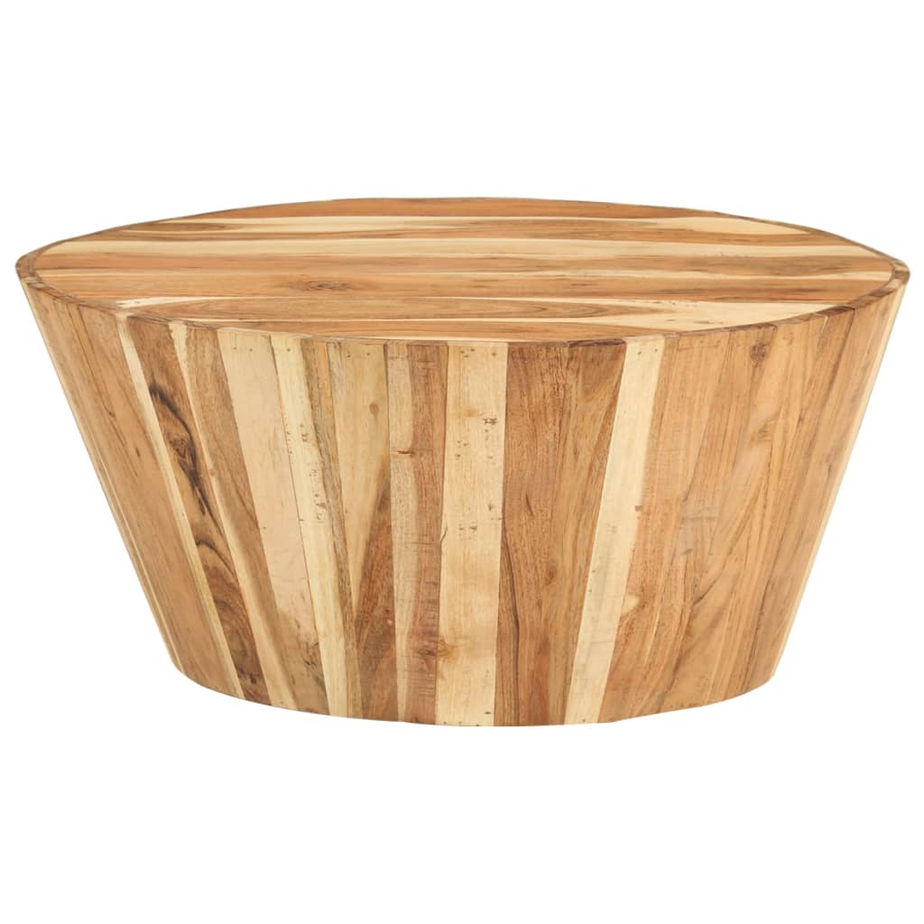 Table basse Ø65x31 cm Bois d'acacia solide - XIOS