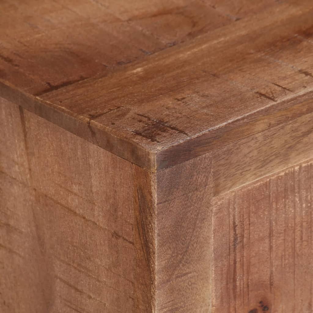 Meuble TV 110x30x40 cm Bois de manguier brut - XIOS