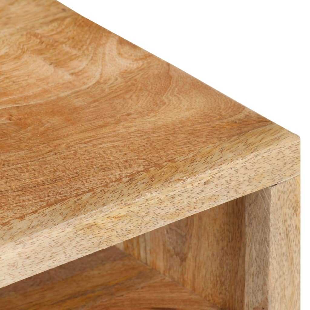 Meuble TV 110x30x40 cm Bois massif de manguier - XIOS
