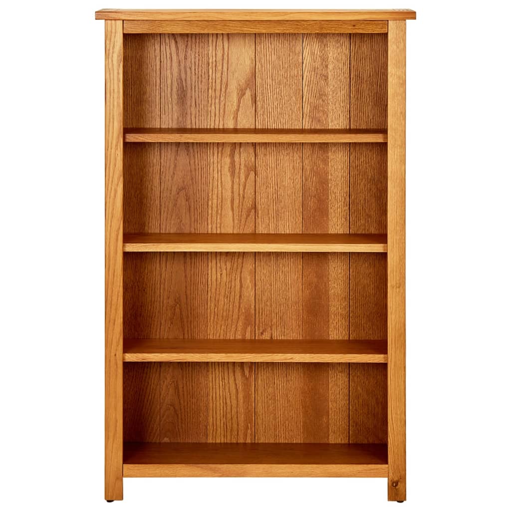 Bibliothèque à 4 niveaux 70x22x110 cm Bois de chêne massif - XIOS