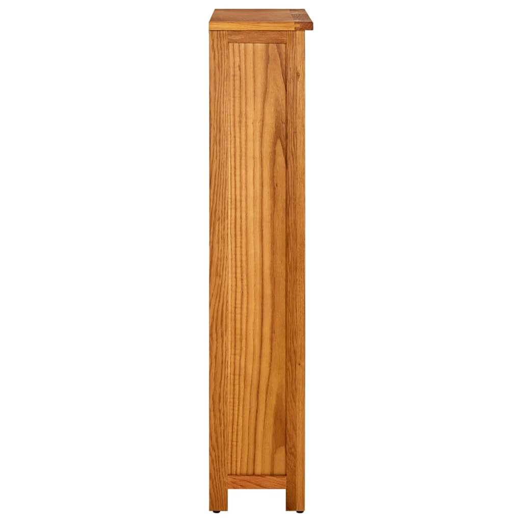 Bibliothèque à 4 niveaux 70x22x110 cm Bois de chêne massif - XIOS