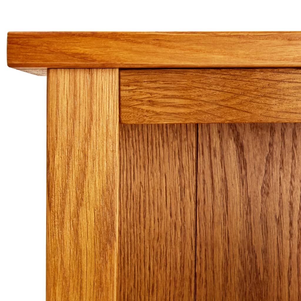 Bibliothèque à 4 niveaux 70x22x110 cm Bois de chêne massif - XIOS