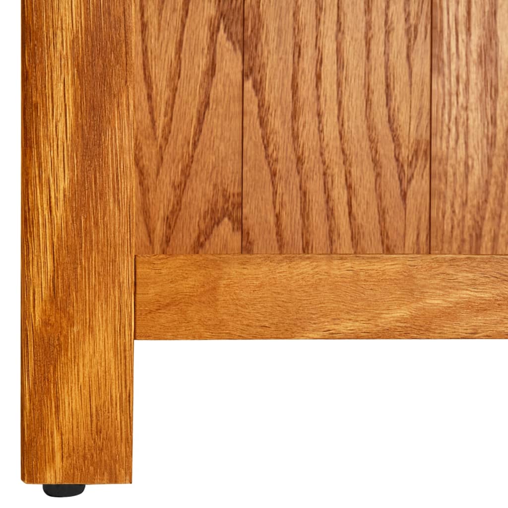 Bibliothèque à 5 étagères 70x22x140 cm Bois de chêne massif - XIOS