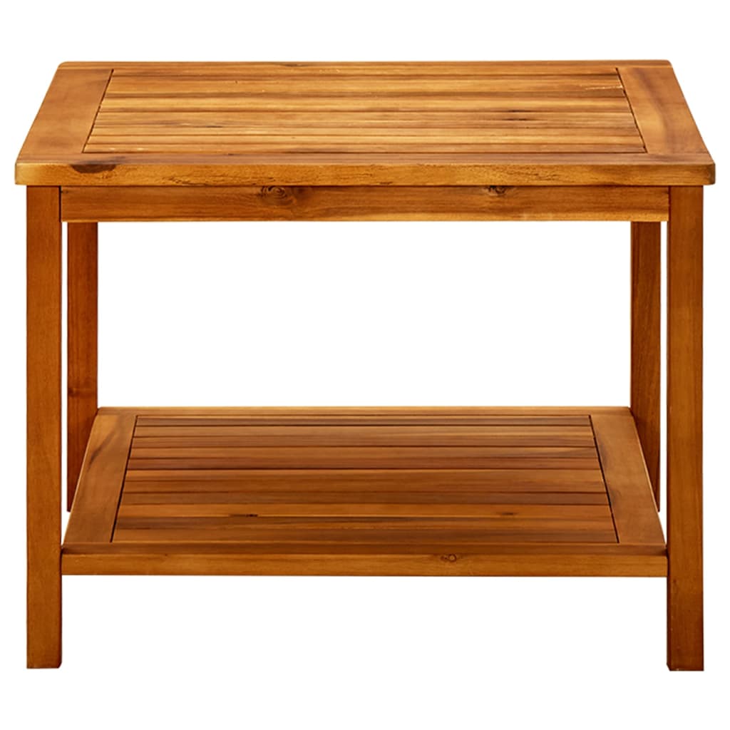 Table basse 60x60x45 cm Bois d'acacia solide - XIOS