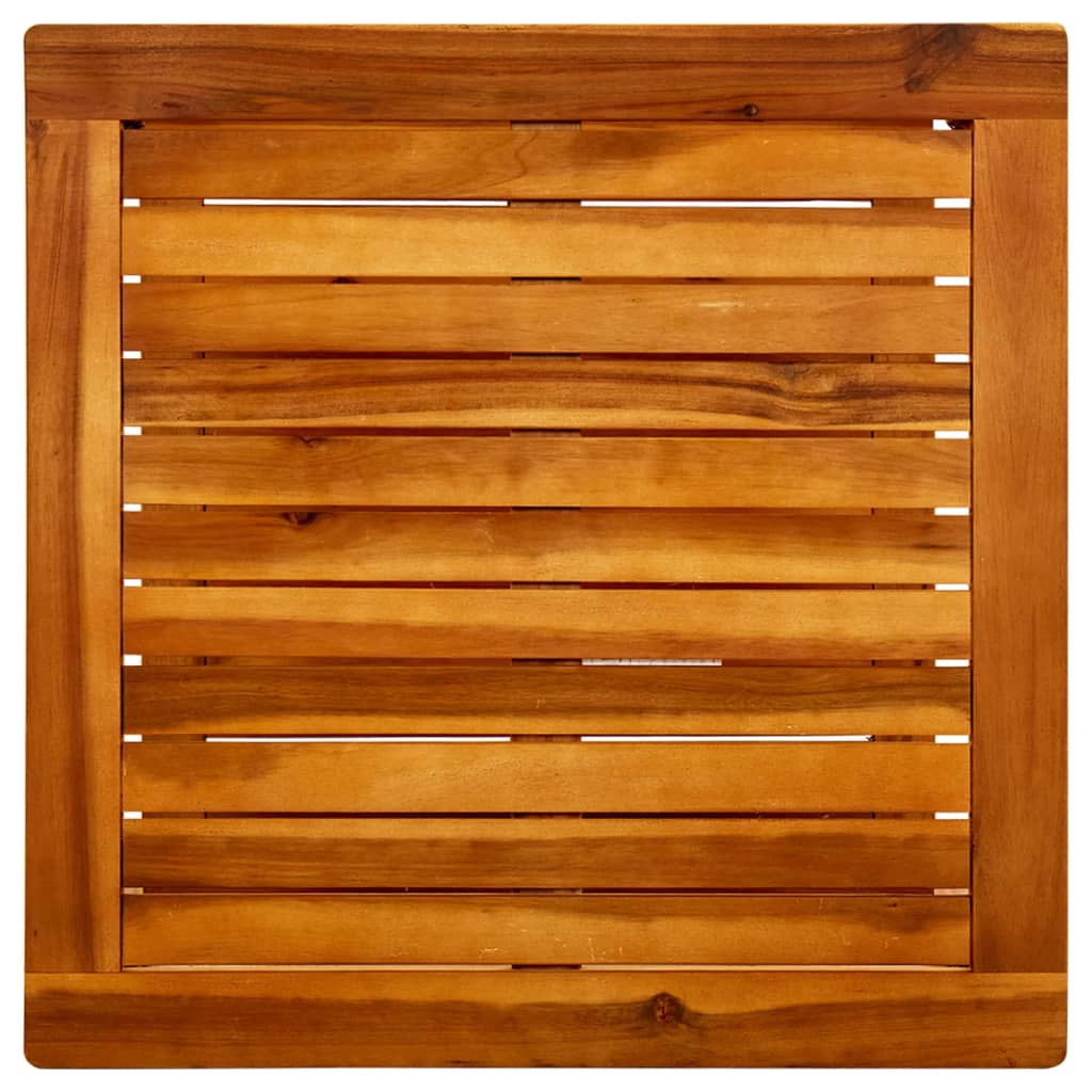Table basse 60x60x45 cm Bois d'acacia solide - XIOS
