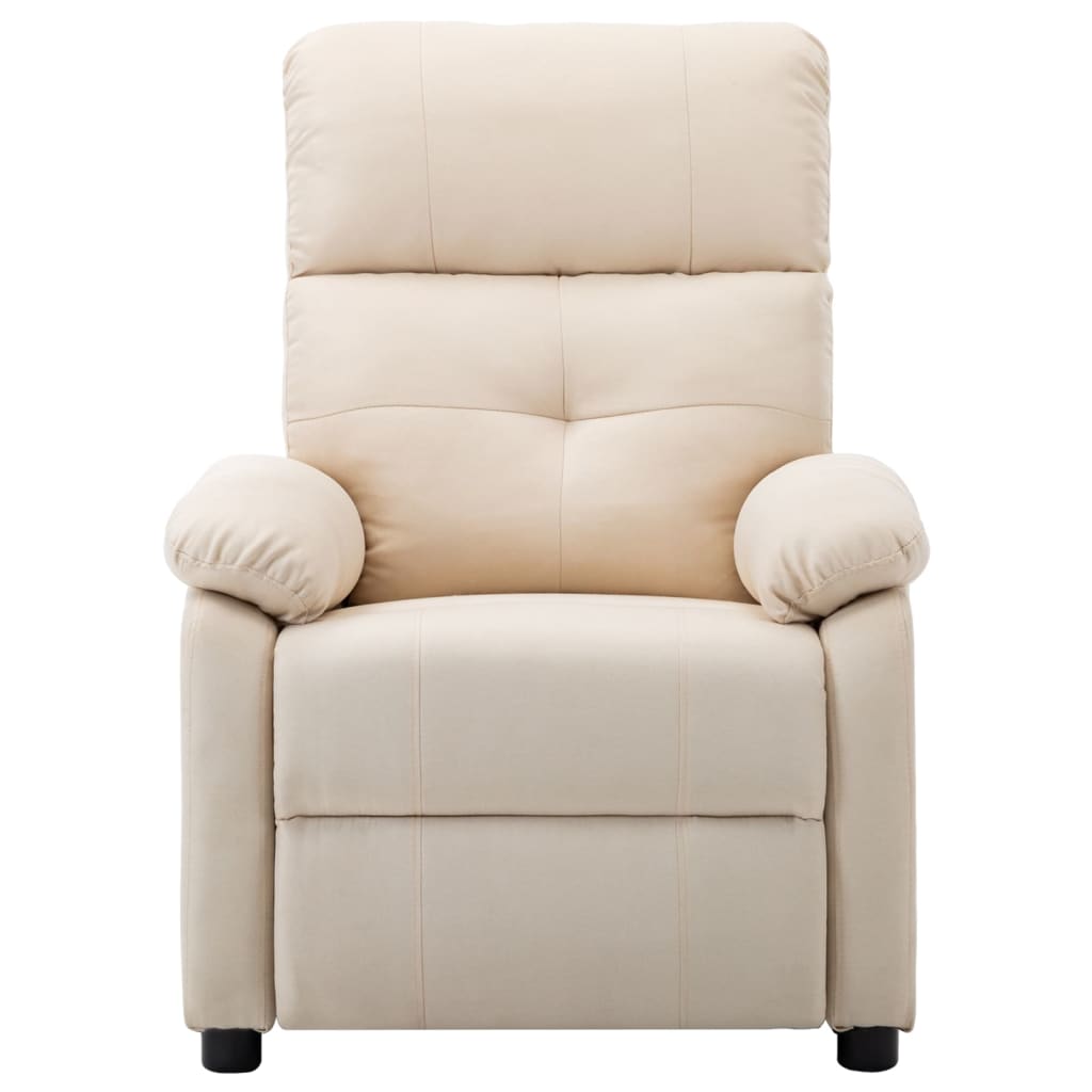 Fauteuil électrique de massage crème tissu