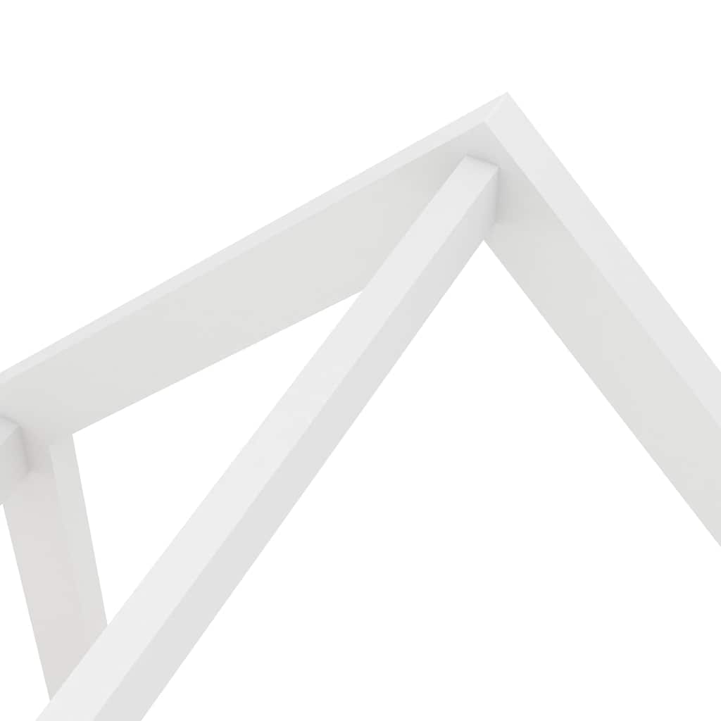 Cadre de lit enfant avec tiroir blanc bois pin massif 80x160 cm - XIOS