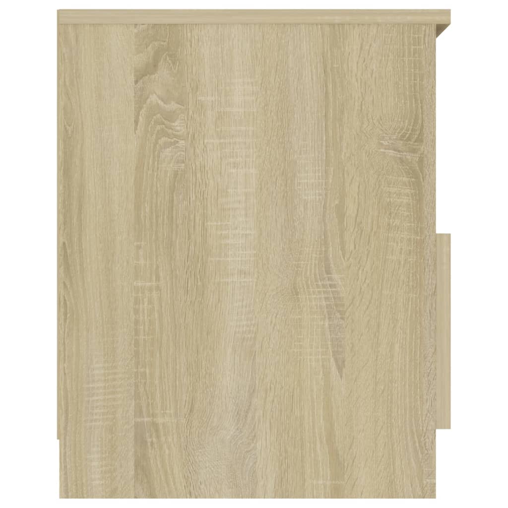 Tables de chevet 2pcs chêne sonoma 40x40x50cm bois d'ingénierie - XIOS