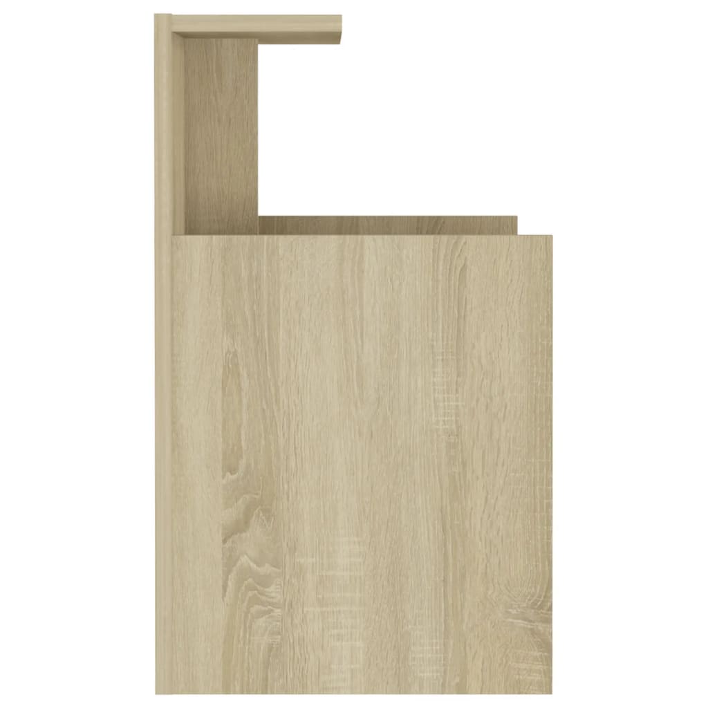 Tables de chevet 2pcs chêne sonoma 40x35x60cm bois d'ingénierie - XIOS
