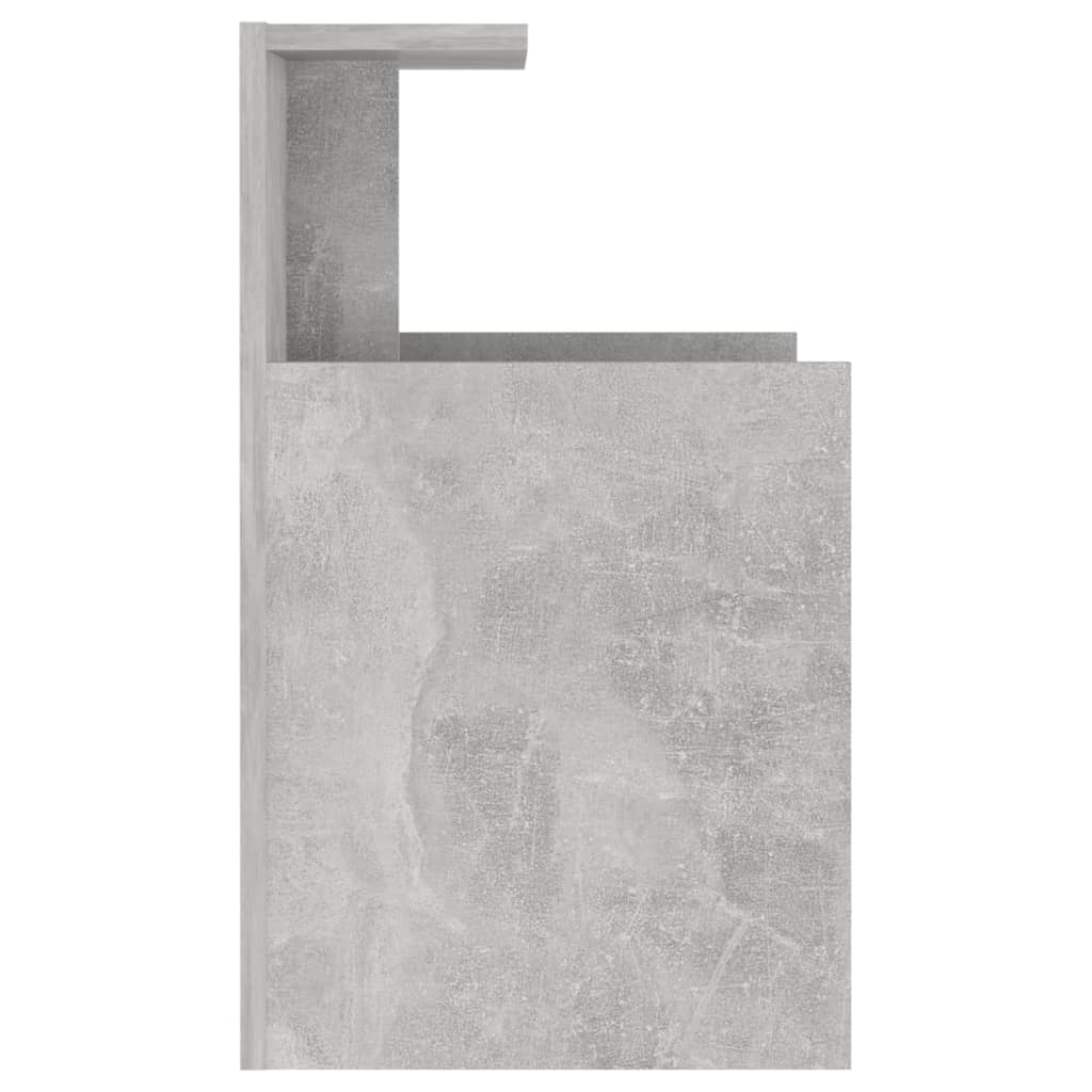 Table de chevet Gris béton 40x35x60 cm Aggloméré Tables de chevet vidaXL   