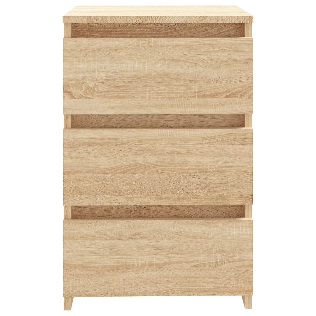 Table de chevet Chêne sonoma 40x35x62,5 cm bois d'ingénierie - XIOS