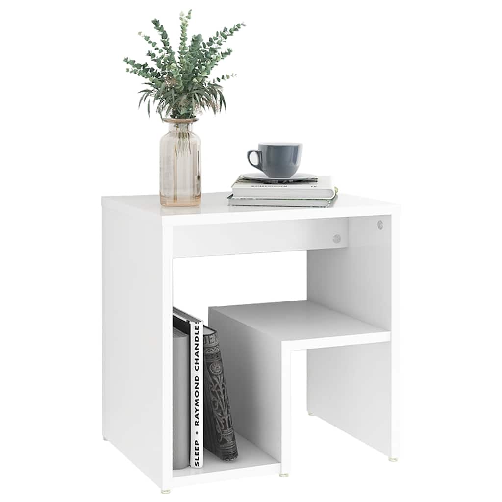 Tables de chevet 2 pcs blanc 40x30x40 cm bois d'ingénierie - XIOS