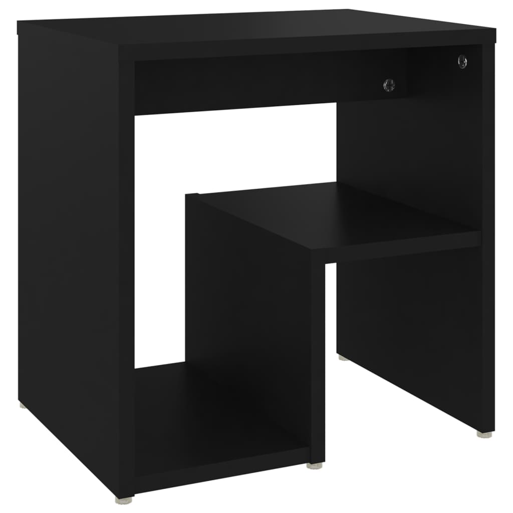 Table de chevet Noir 40x30x40 cm Aggloméré Tables de chevet vidaXL   