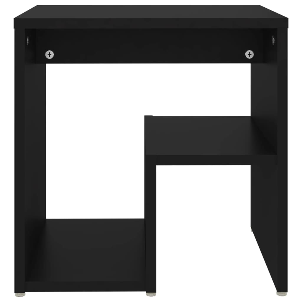 Table de chevet Noir 40x30x40 cm Aggloméré Tables de chevet vidaXL   