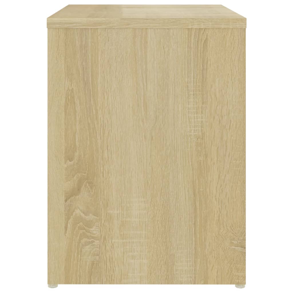 Tables de chevet 2pcs chêne sonoma 40x30x40cm bois d'ingénierie - XIOS