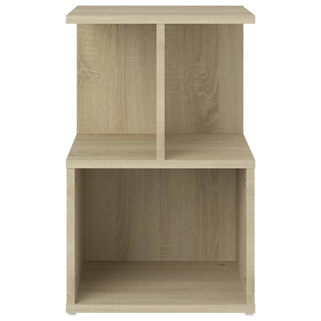 Tables de chevet 2pcs Chêne sonoma 35x35x55cm bois d'ingénierie - XIOS
