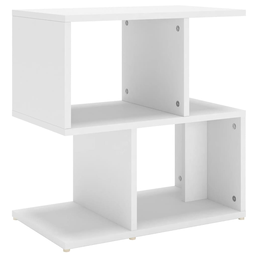 Table de chevet Blanc 50x30x51,5 cm Aggloméré Tables de chevet vidaXL   