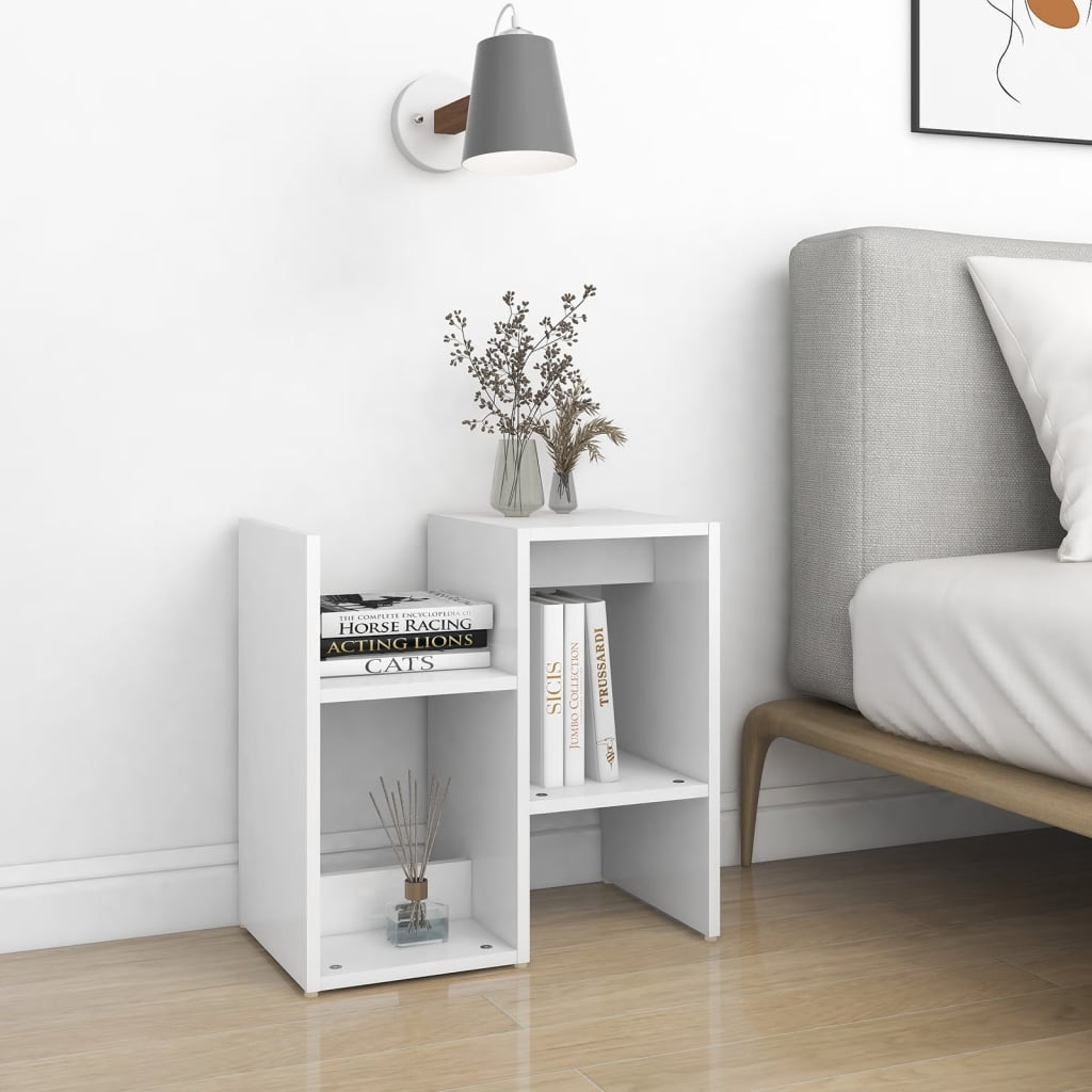 Tables de chevet 2 pcs blanc 50x30x51,5 cm bois d'ingénierie - XIOS