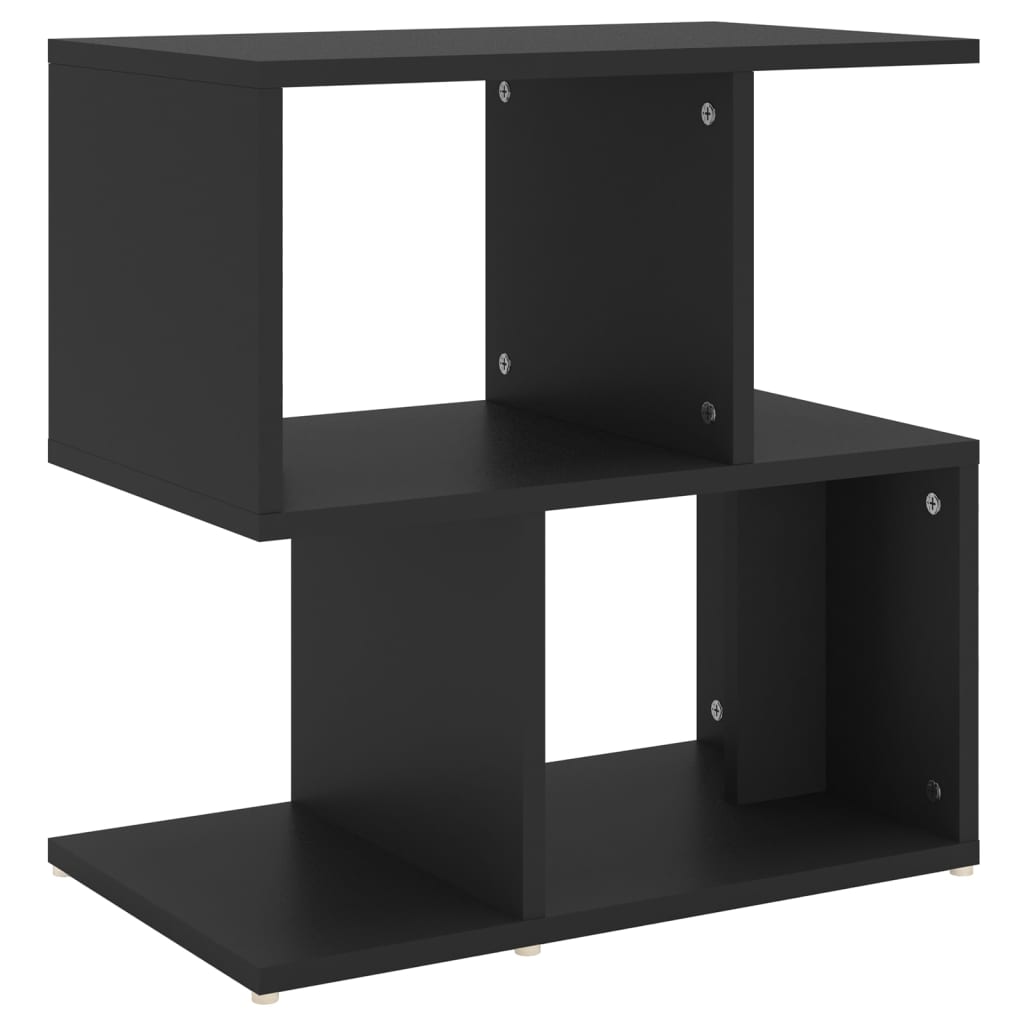 Table de chevet Noir 50x30x51,5 cm Aggloméré Tables de chevet vidaXL   
