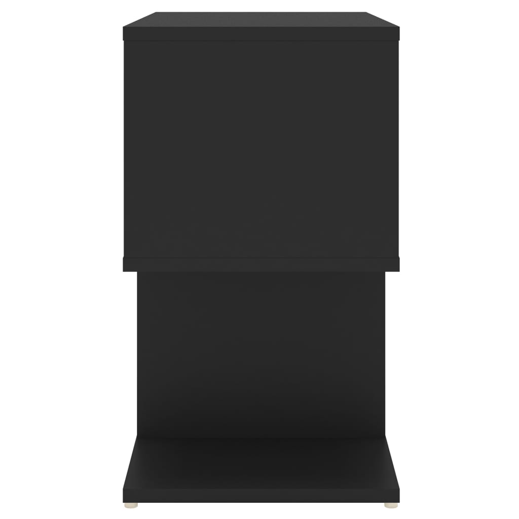 Tables de chevet 2 pcs noir 50x30x51,5 cm bois d'ingénierie - XIOS