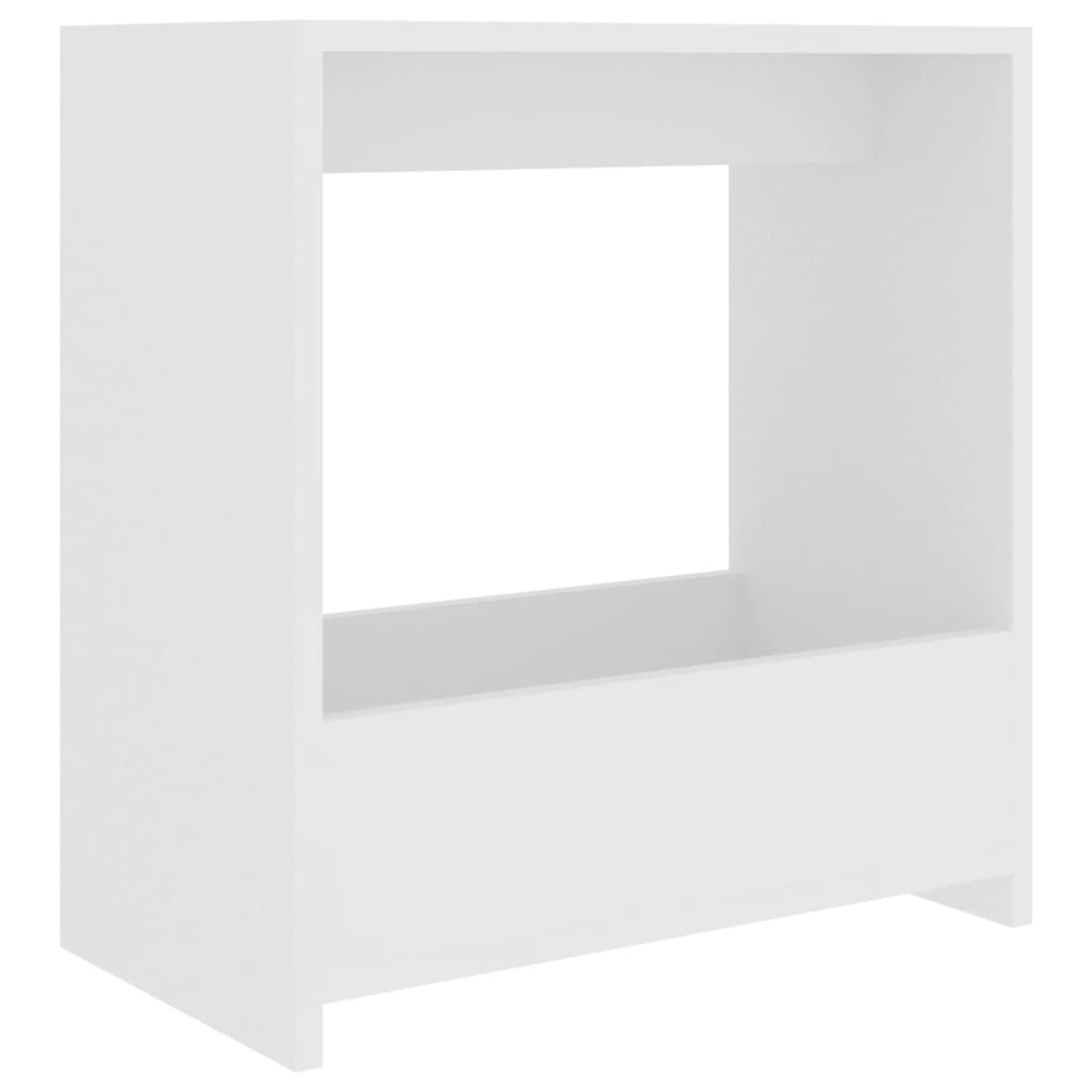 Table d'appoint blanc 50x26x50 cm bois d'ingénierie - XIOS