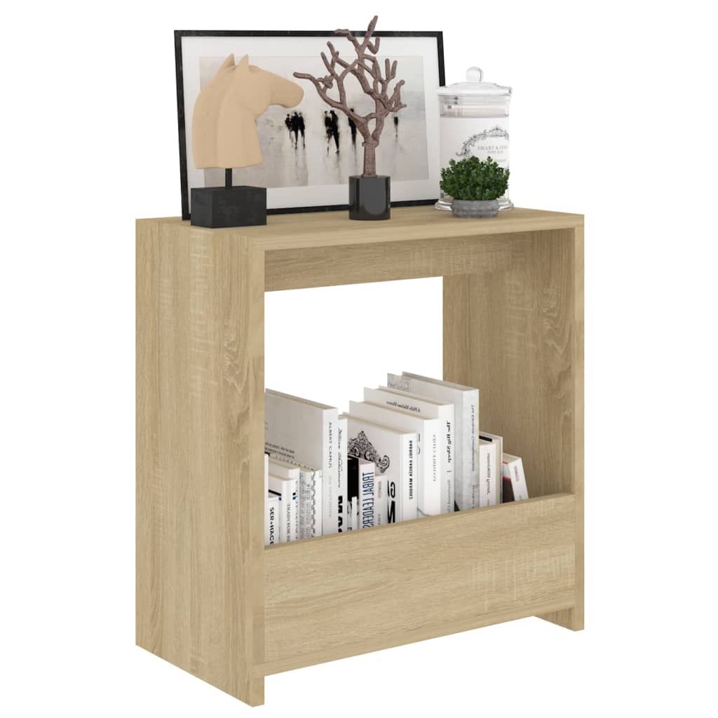 Table d'appoint chêne sonoma 50x26x50 cm bois d'ingénierie - XIOS