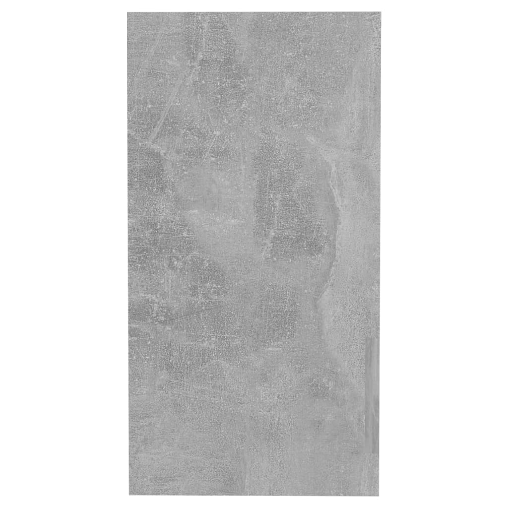 Table d'appoint gris béton 50x26x50 cm bois d'ingénierie - XIOS