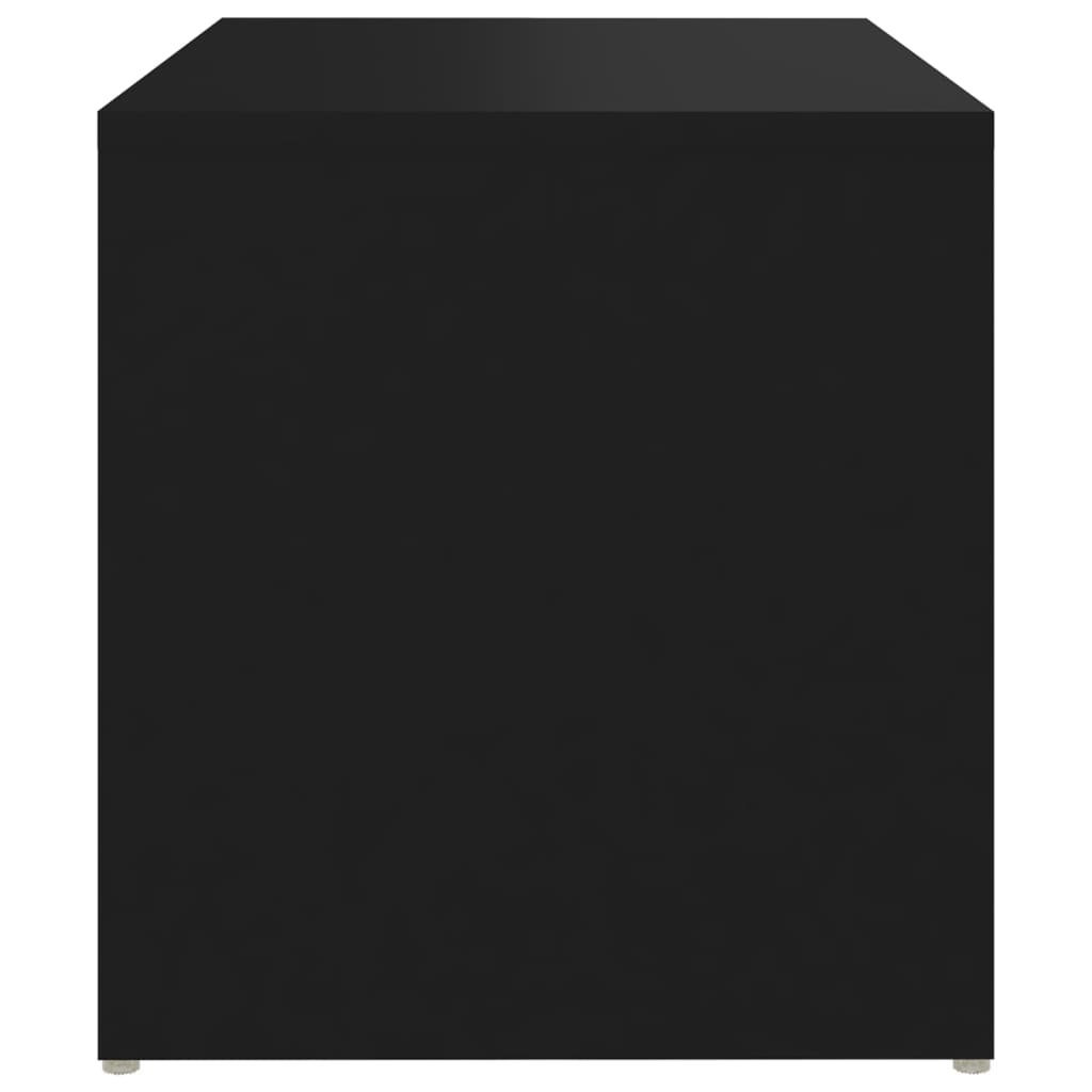 Table d'appoint noir 59x36x38 cm bois d'ingénierie - XIOS