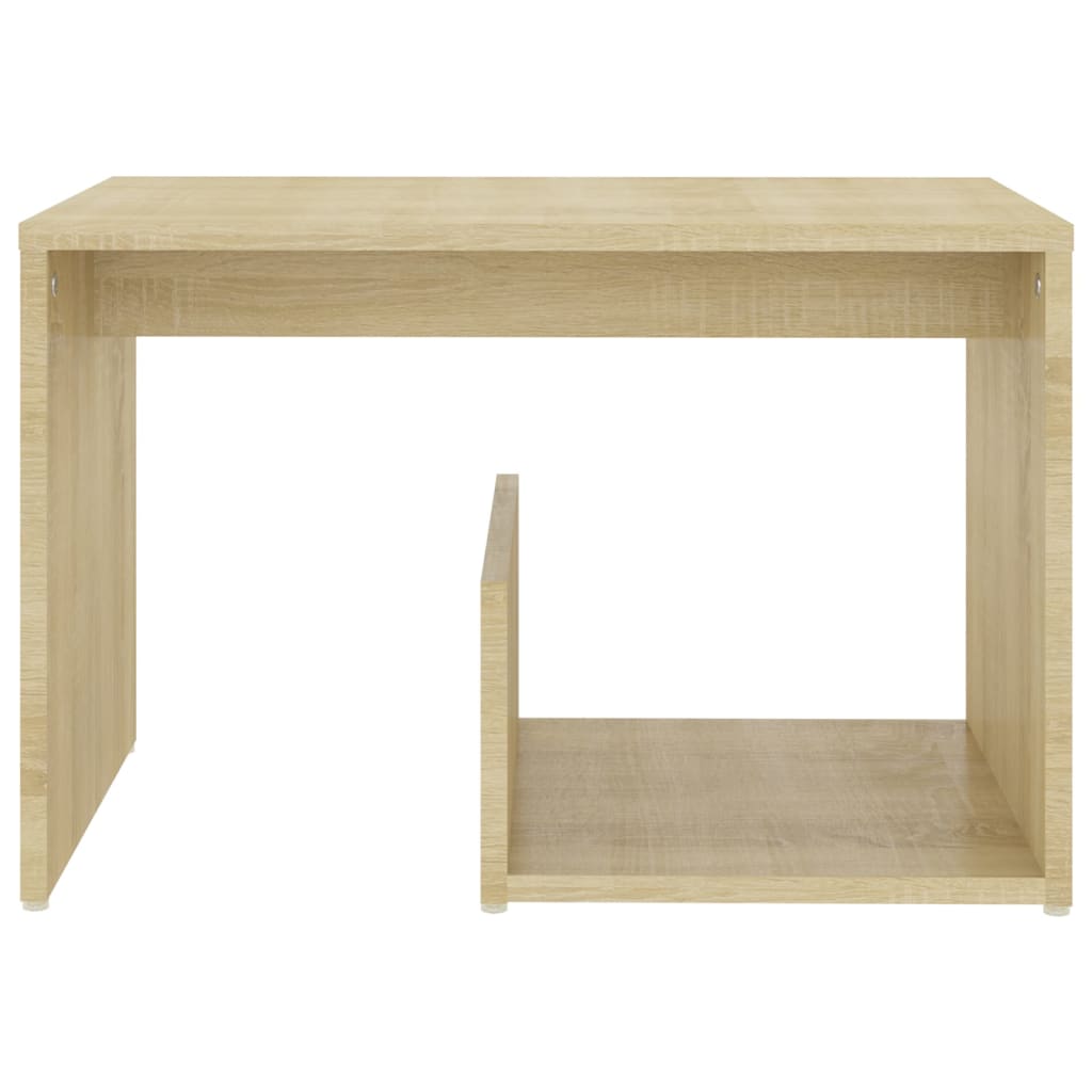 Table d'appoint chêne sonoma 59x36x38 cm bois d'ingénierie - XIOS