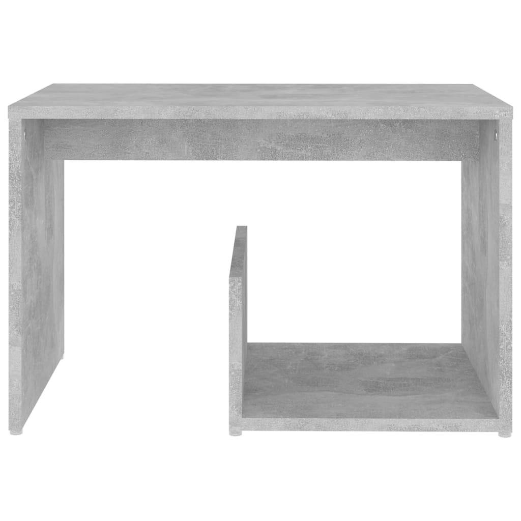 Table d'appoint Gris béton 59x36x38 cm Aggloméré - XIOS