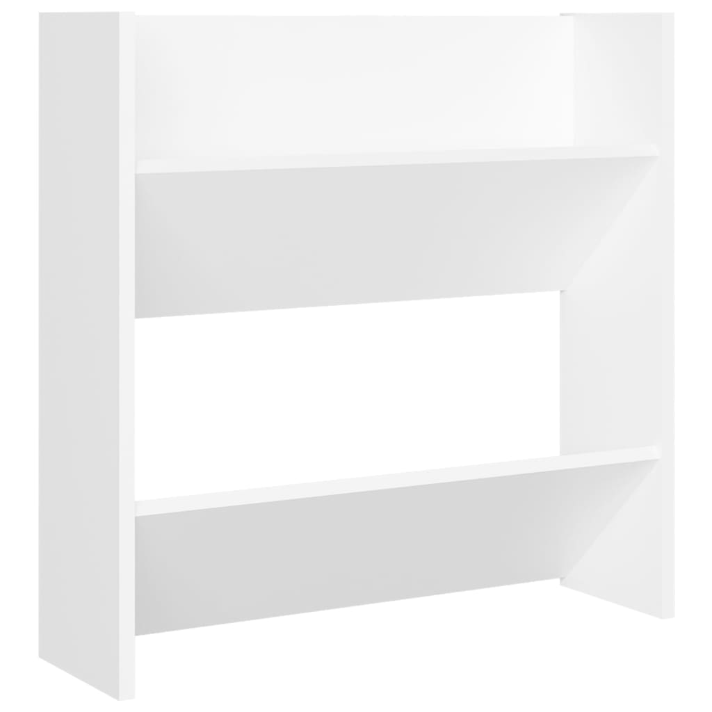 Armoires à chaussures murales 4 pcs blanc bois d'ingénierie - XIOS